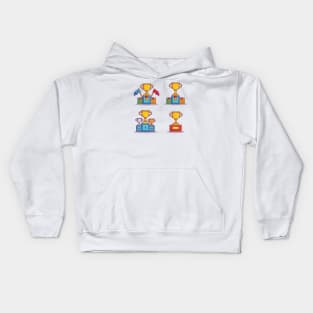 Trophy Set (2) Kids Hoodie